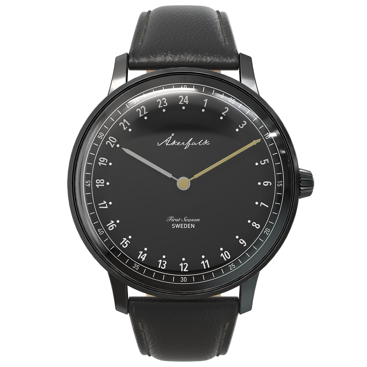 【First Season】Black Leather Strap / レザー ストラップ・ブラック