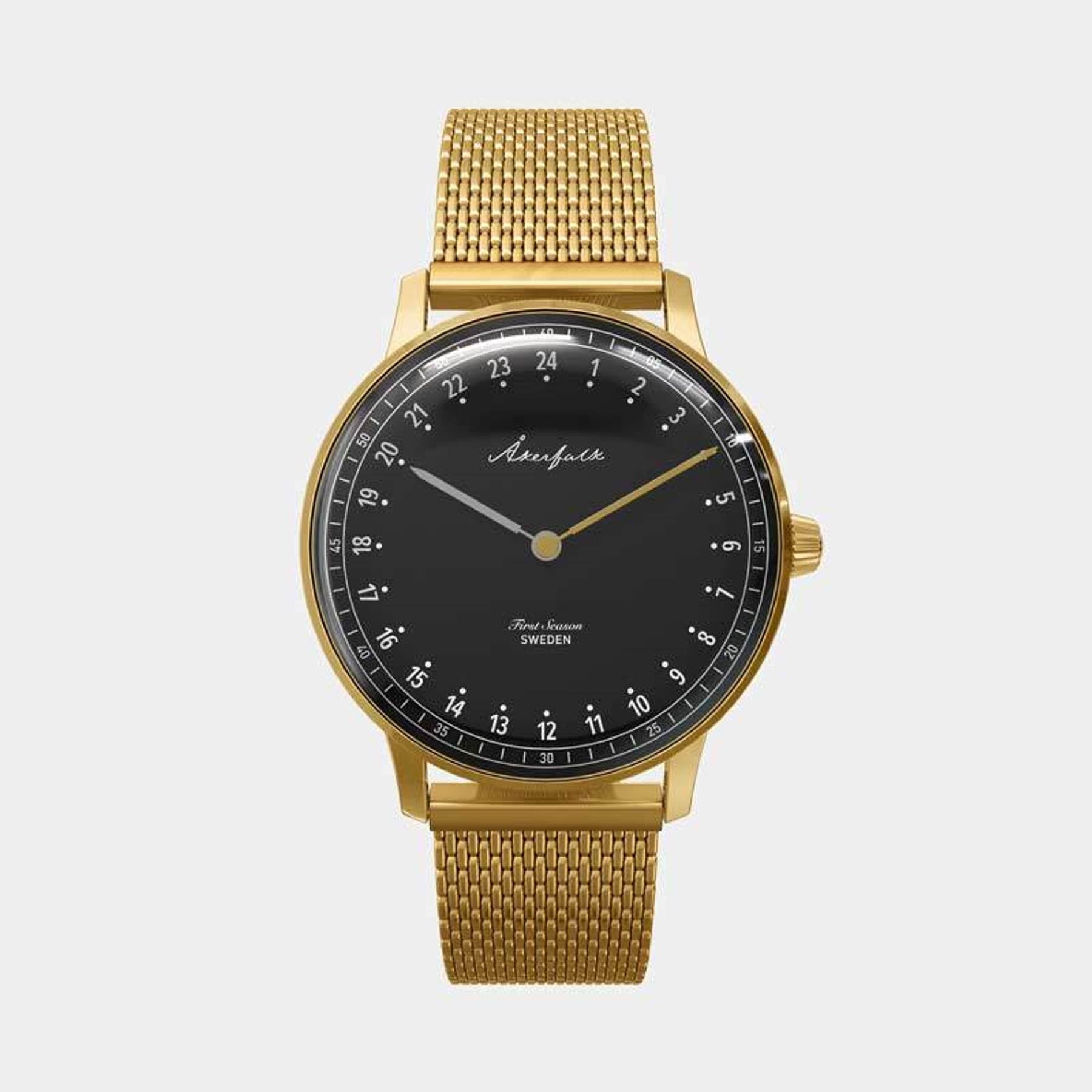 【First Season】 Gold×Black・ Gold Mesh / ゴールド×ブラック・ゴールド メタルメッシュ ストラップ