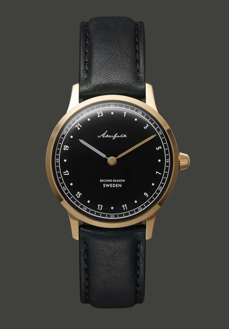 【Second Season】Gold×Black・Black Leather/ ゴールド×ブラック・ブラック レザー ストラップ