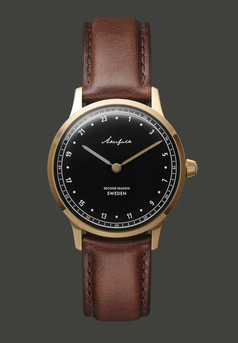 【Second Season】 Gold×Black・ Brown Leather / ゴールド×ブラック・ブラウン レザー ストラップ