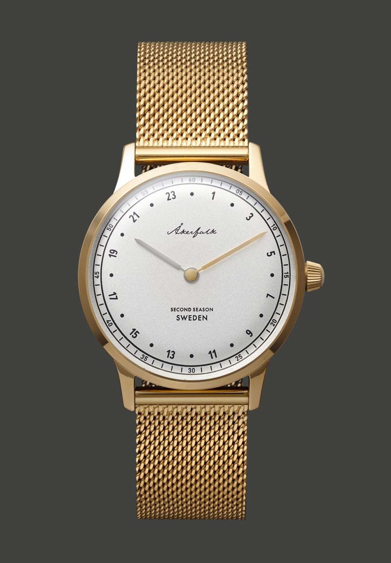 【Second Season】 Gold×White・Gold Mesh / ゴールド×ホワイト・ゴールド メタルメッシュ ストラップ