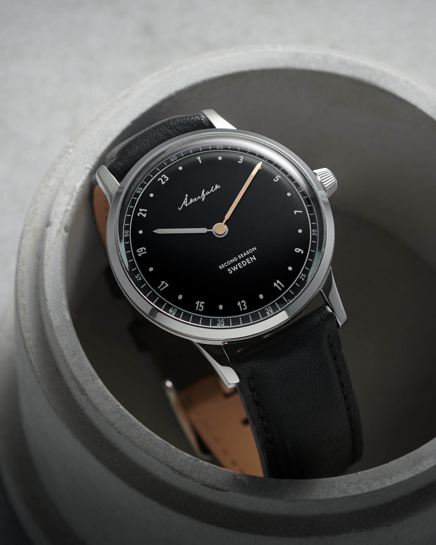 【Second Season】Black Leather Strap / ブラック レザー ストラップ