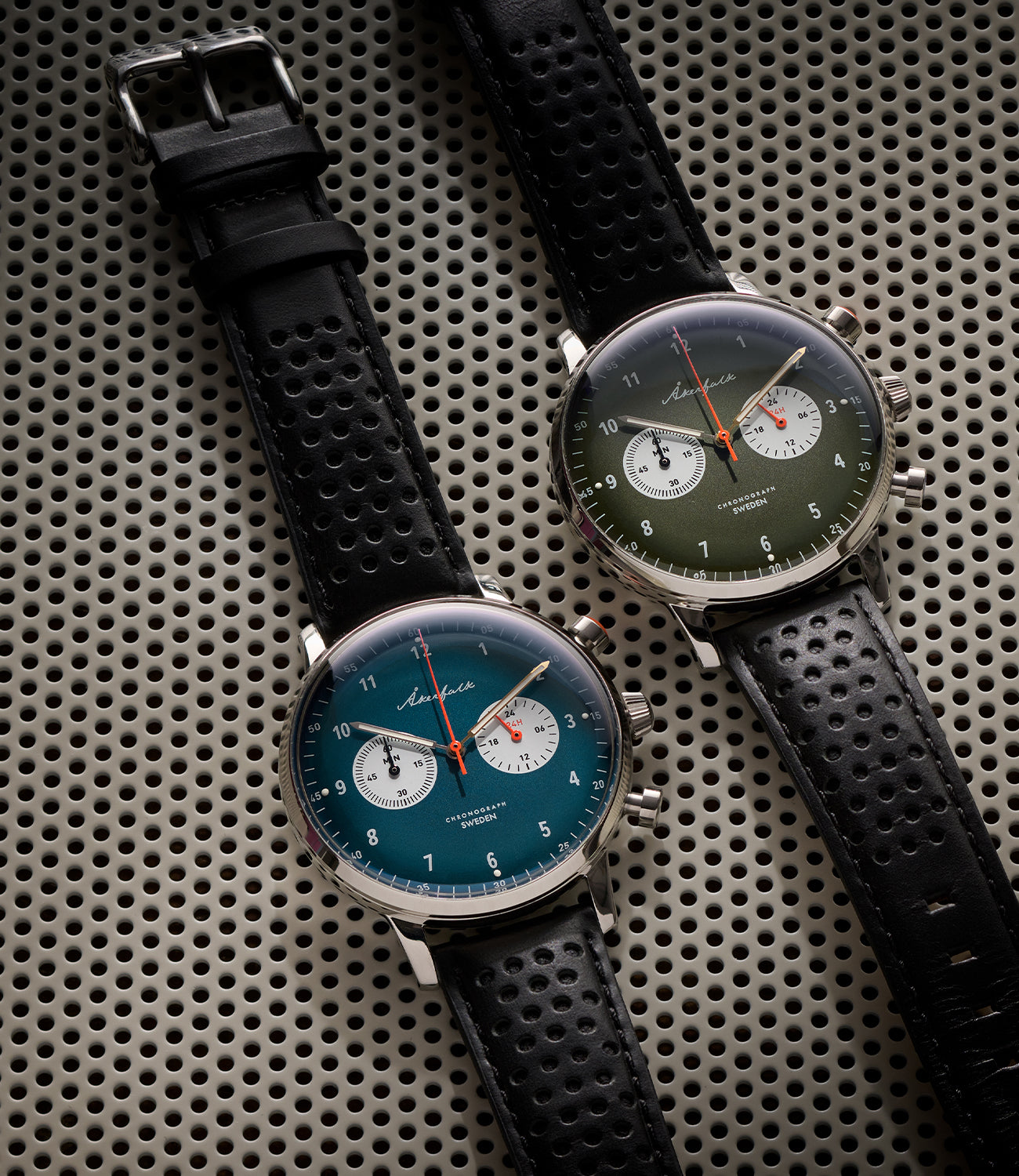 Chronograph】クロノグラフ フォレスト 12h/24h ウォッチ