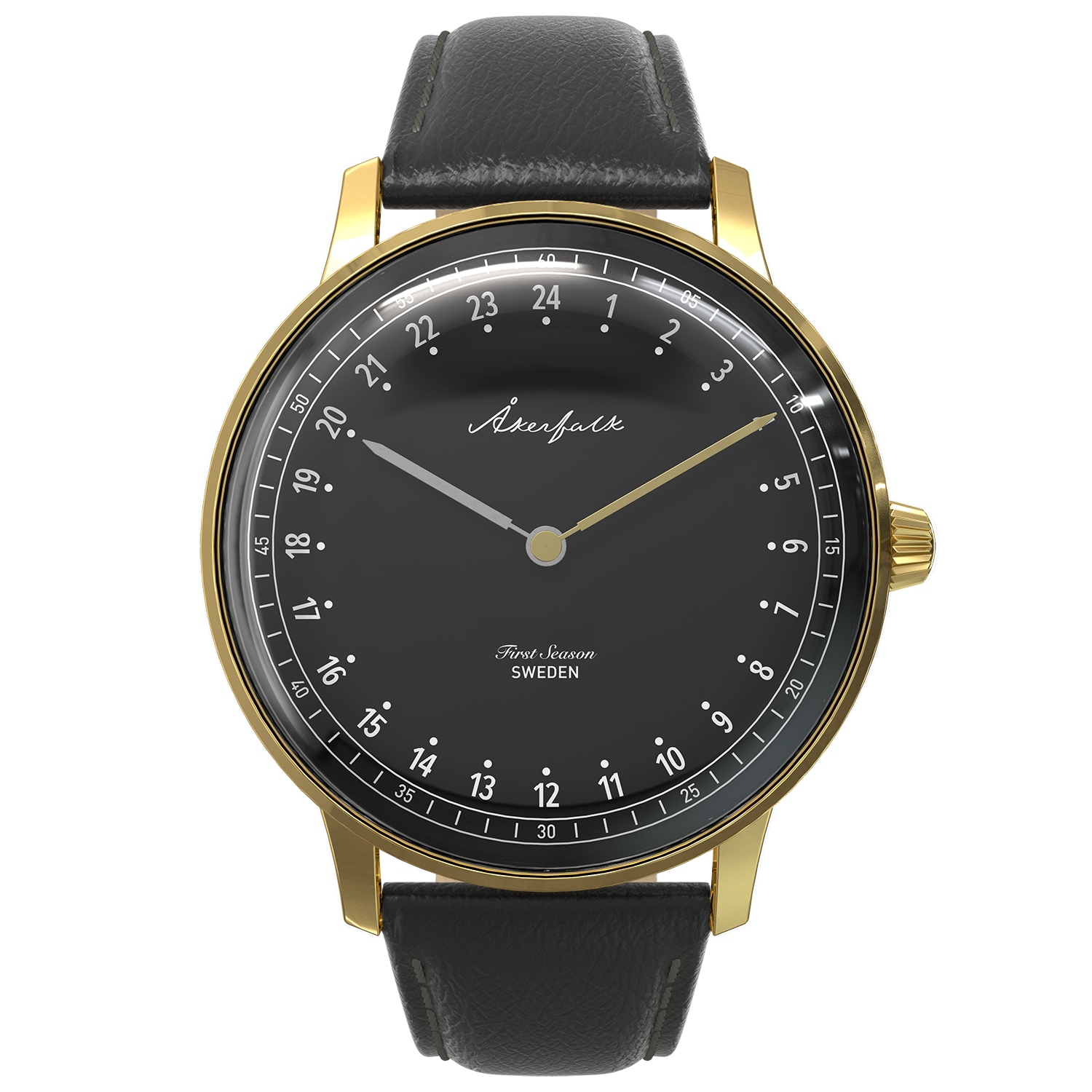 【First Season】Black Leather Strap /  レザー ストラップ・ブラック