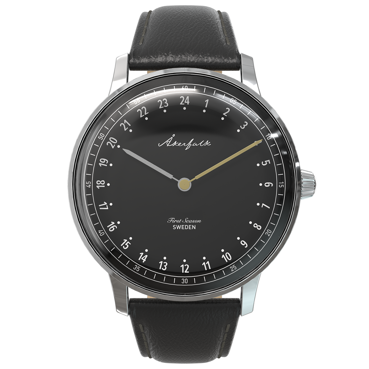【First Season】Black Leather Strap /  レザー ストラップ・ブラック
