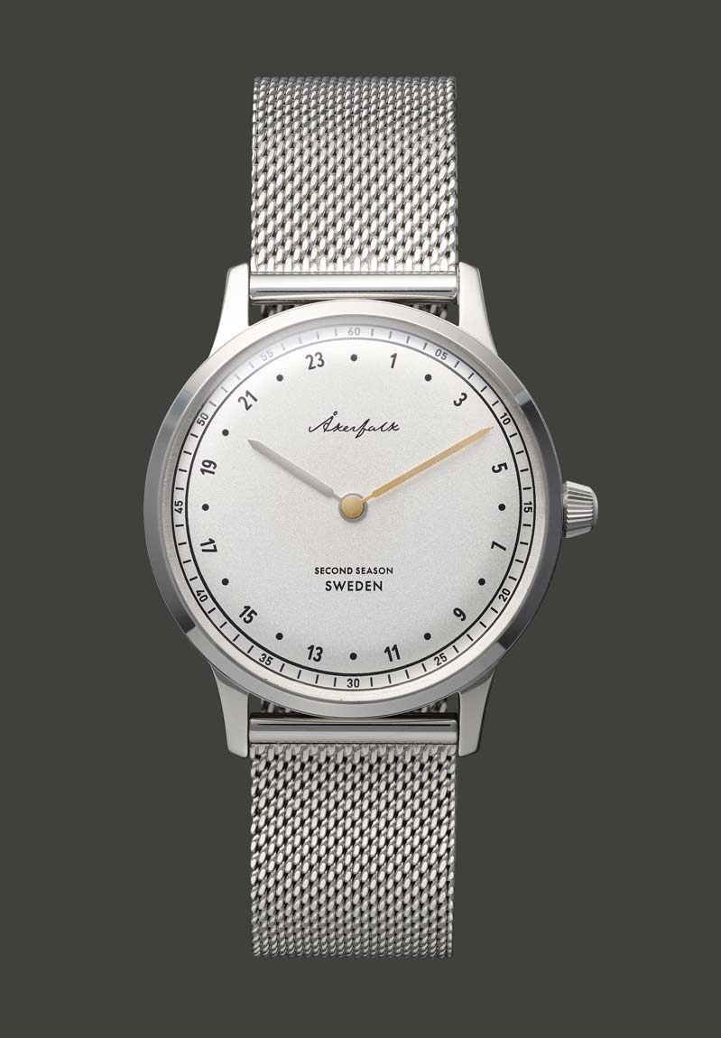 【Second Season】 Silver×White・ Silver Mesh / シルバー×ホワイト・シルバー メタルメッシュ ストラップ