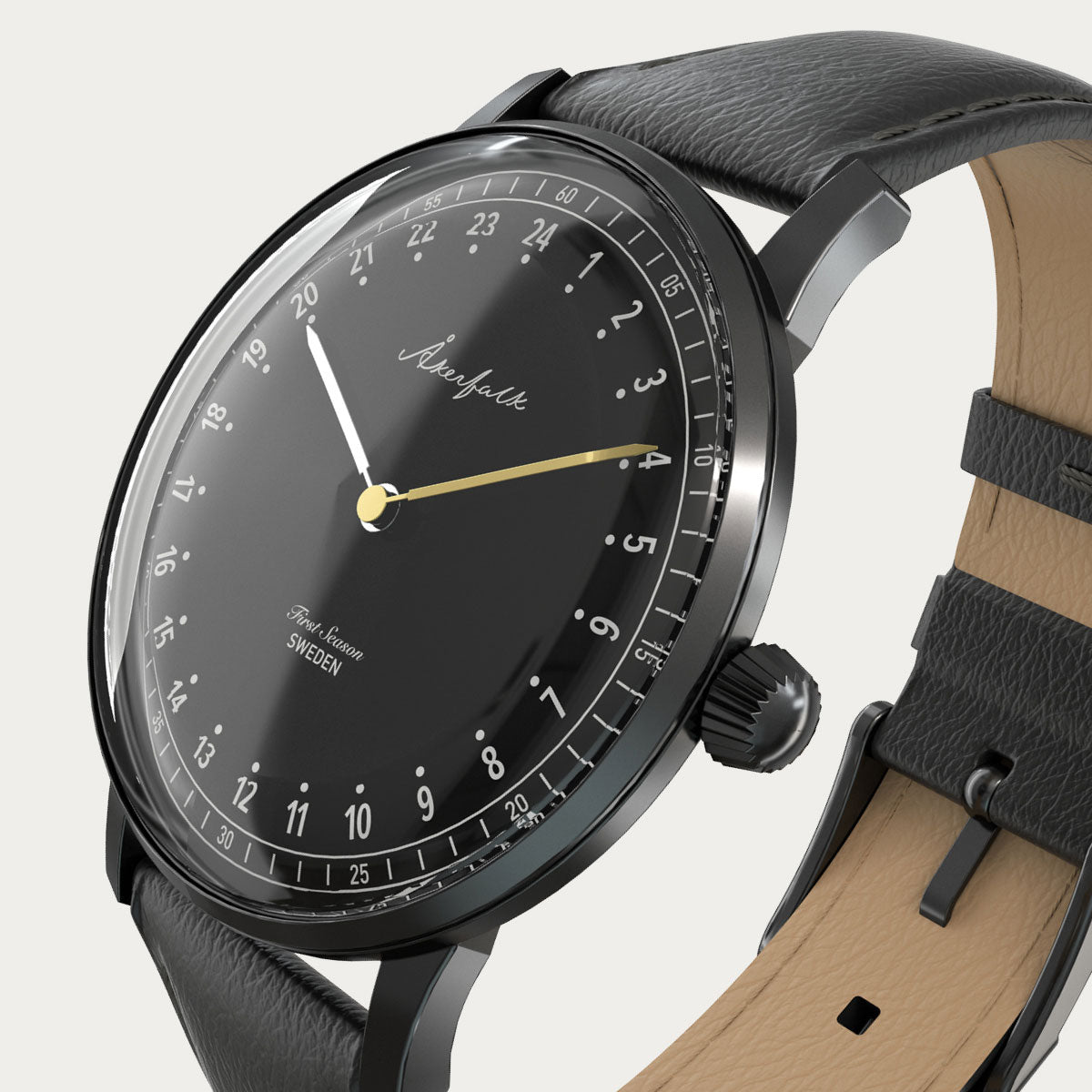 【Second Season】Black Leather Strap / ブラック レザー ストラップ