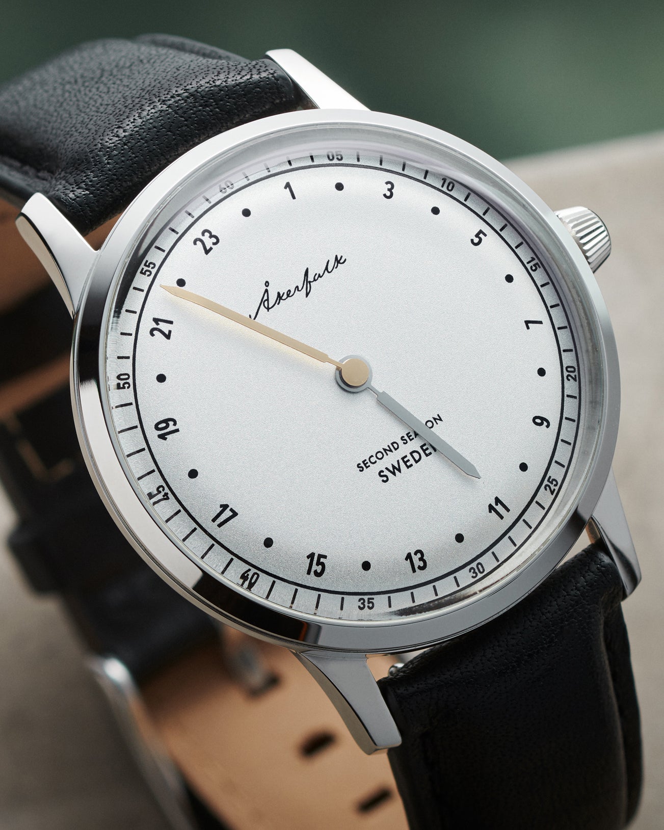 【Second Season】Silver×White・Black Leather / シルバー×ホワイト・ブラック レザー ストラップ